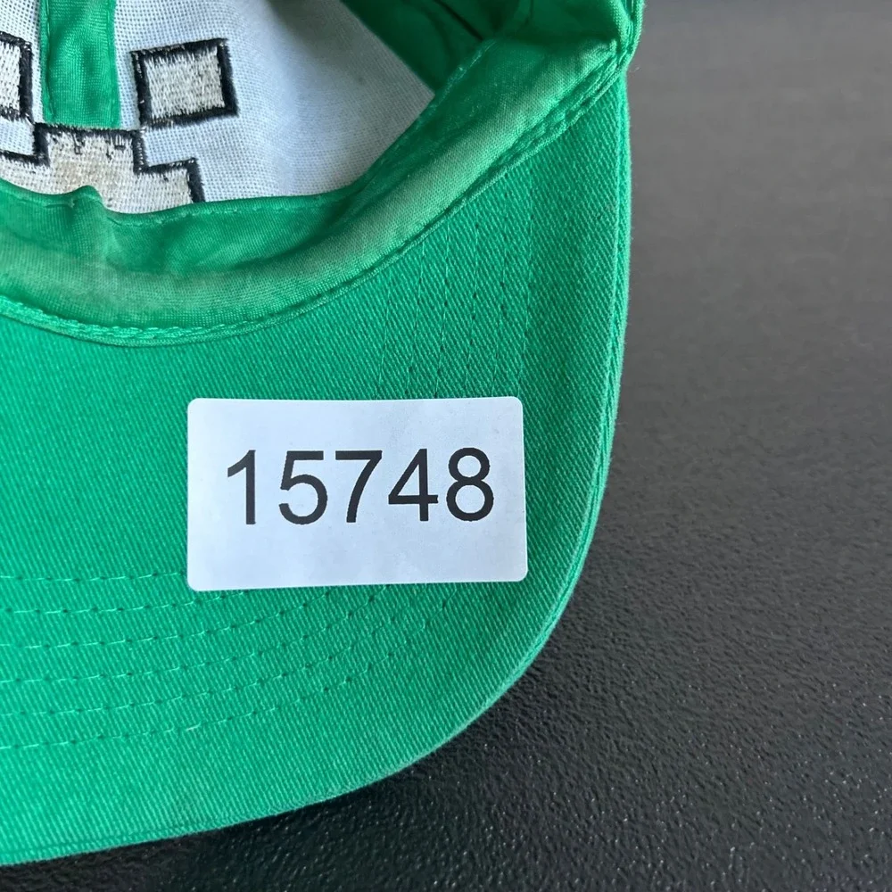Jinx Minecraft Creeper Face Hat Cap Snap Back Adjustable Green Y2K Game Youth